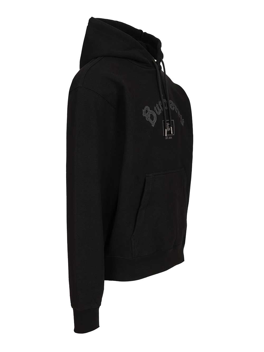 Burberry Cotton Hoody Sweatshirts - Black | ef3029944820af4b2651dd7761e68b41e1a5e0b7