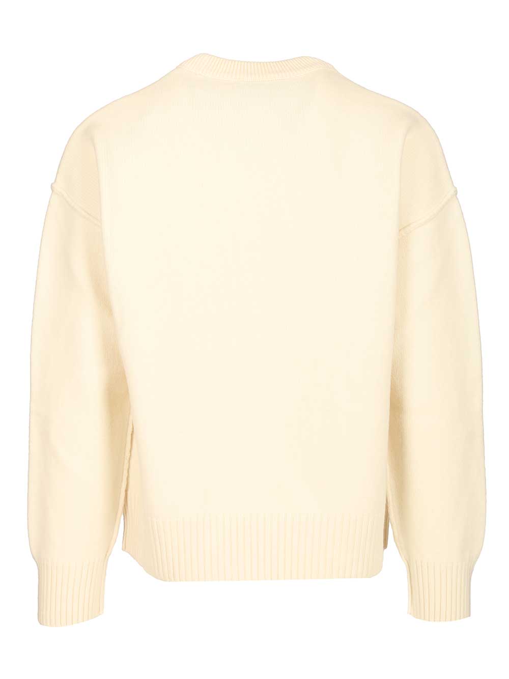 Ami Ami De Coeur Sweater Knitwear - White | 37d599b873d884fcd80f3669c8a2fd88ff0e962f