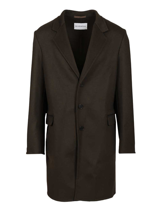Wool And Cashmere Coat Coats Green