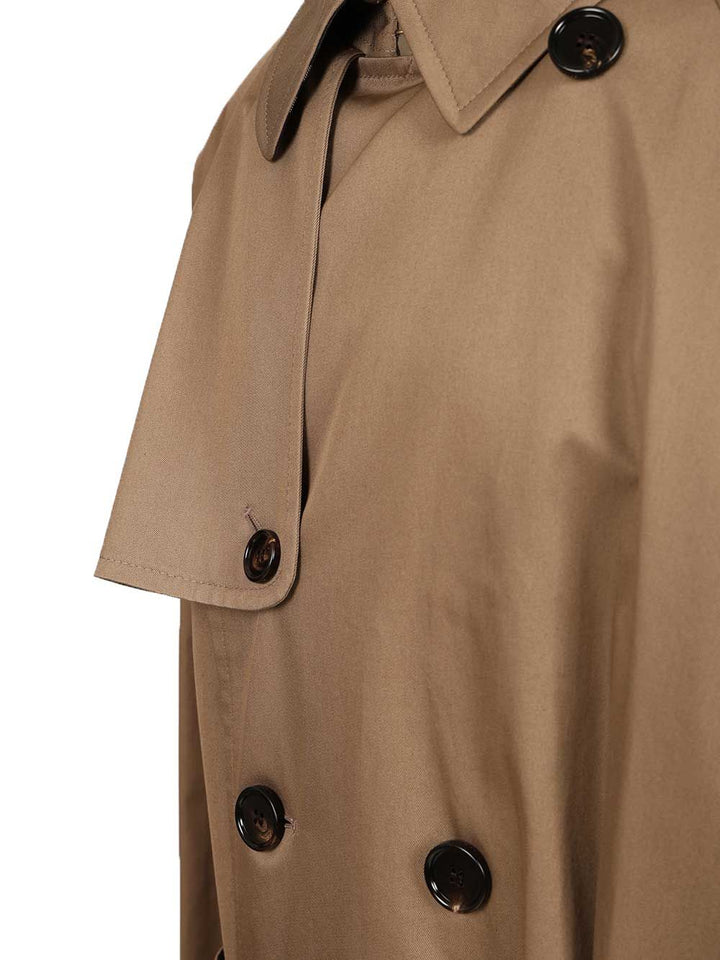 Burberry Gabardine Trench Coat Coats - Brown | 432d6b00f6e6954340c7834a3cbfc41ebc6c5d56