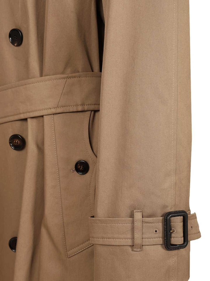 Burberry Gabardine Trench Coat Coats - Brown | d2321ff65a661897d76252c721f590811fea7000