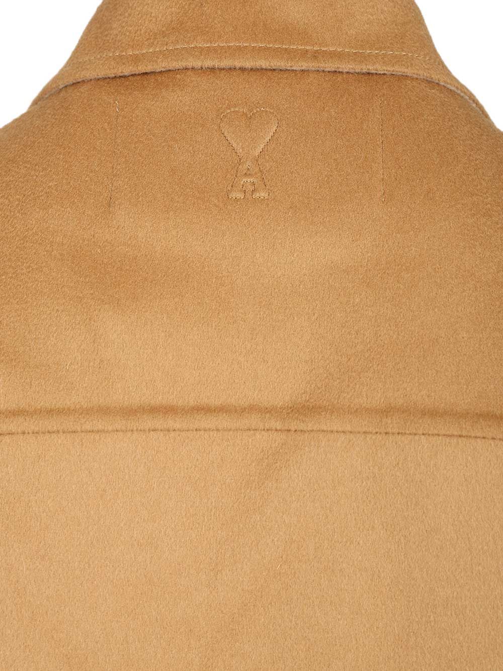 Ami Wool Trucker Jacket Jackets - Beige | 505d4e6ac1c6685cae3edaf235166bf0698f63fc