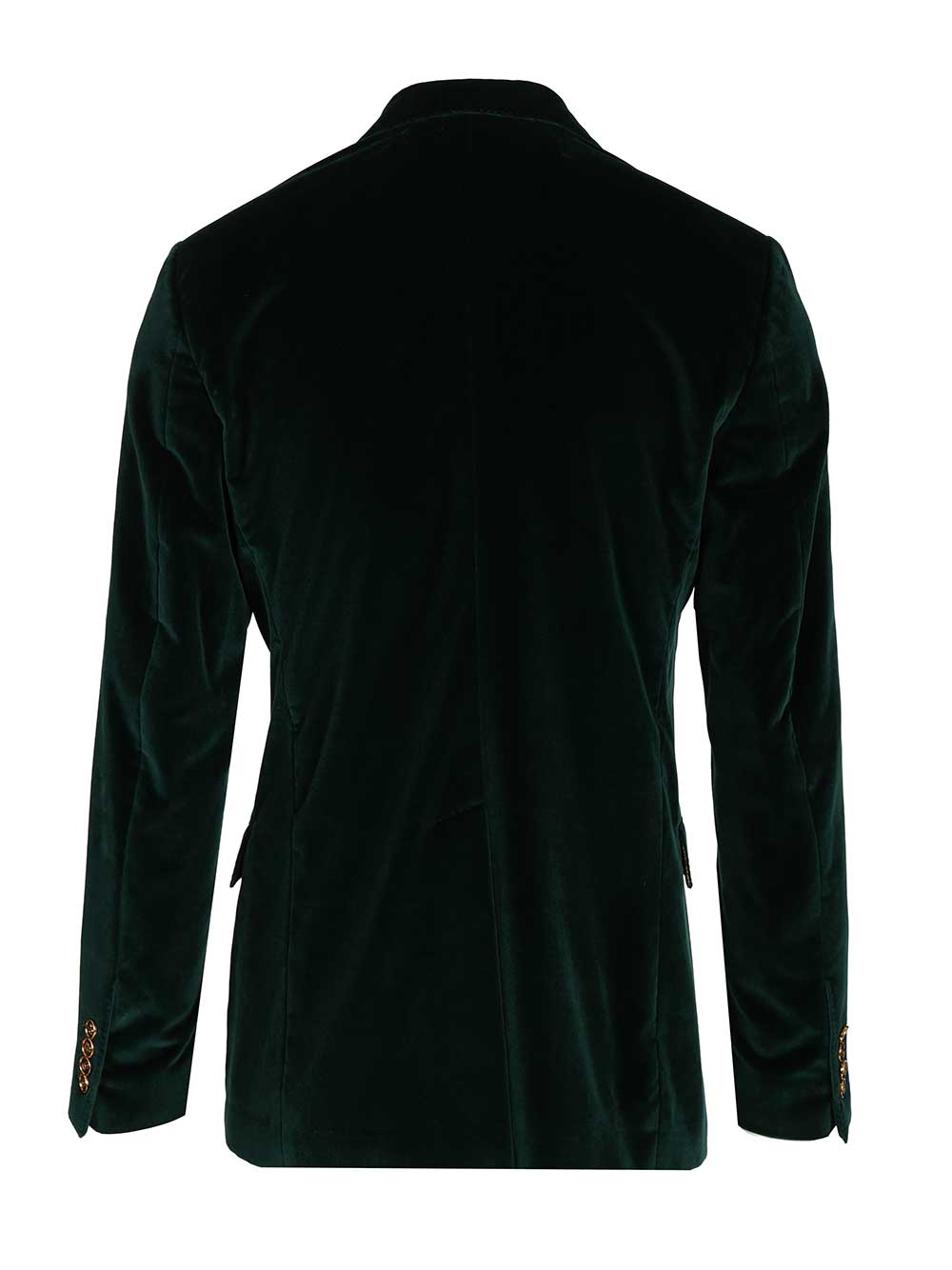 Dolce & Gabbana Double-Breasted Velvet Blazer Jackets - Green | 27c0d46a62933d2f377f085c0942621a72cacb11