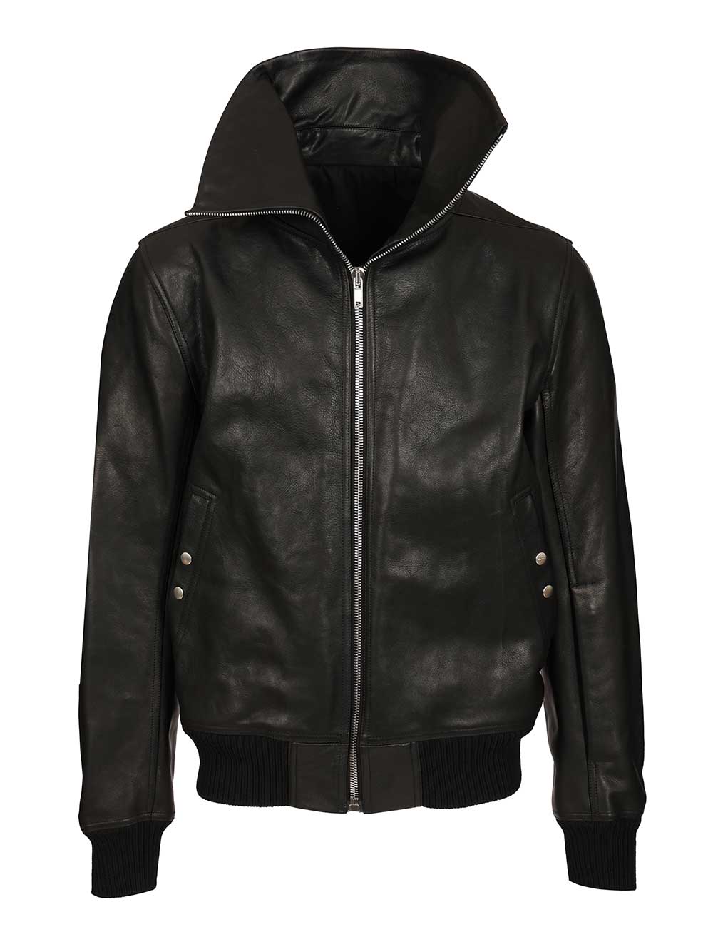 Rick Owens Leather Jacket Blixa Jackets - Black | 1293ff5335d5e7b0b99e108b76e62981e49a1d50