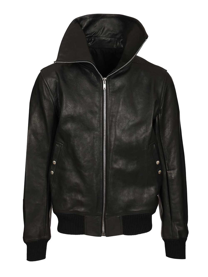 Rick Owens Leather Jacket Blixa Jackets - Black | 1293ff5335d5e7b0b99e108b76e62981e49a1d50