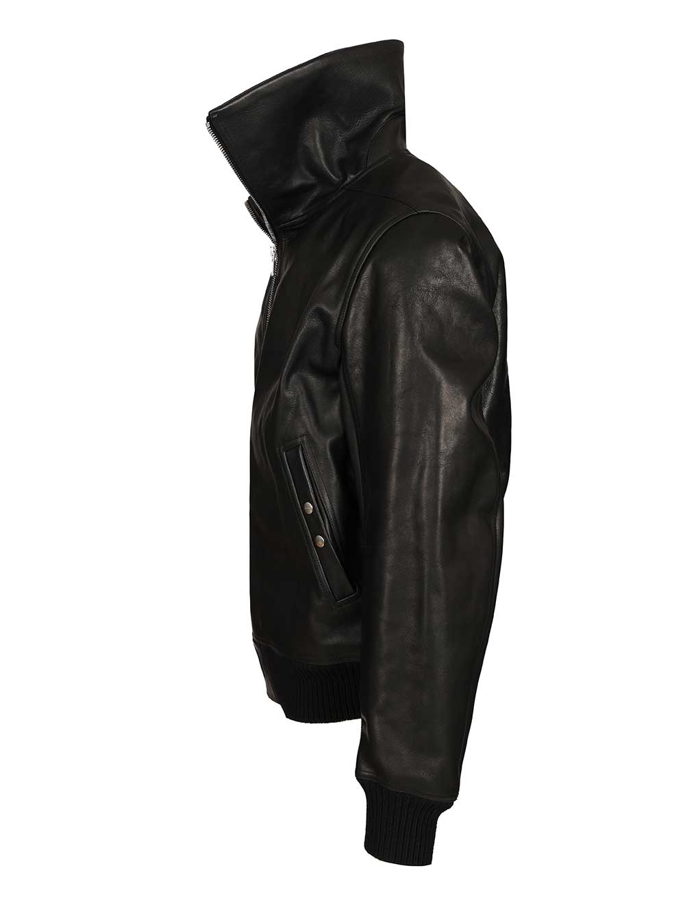 Rick Owens Leather Jacket Blixa Jackets - Black | f84d4a22b14f0274057ff6ed0a0ae12cd16a8d7b