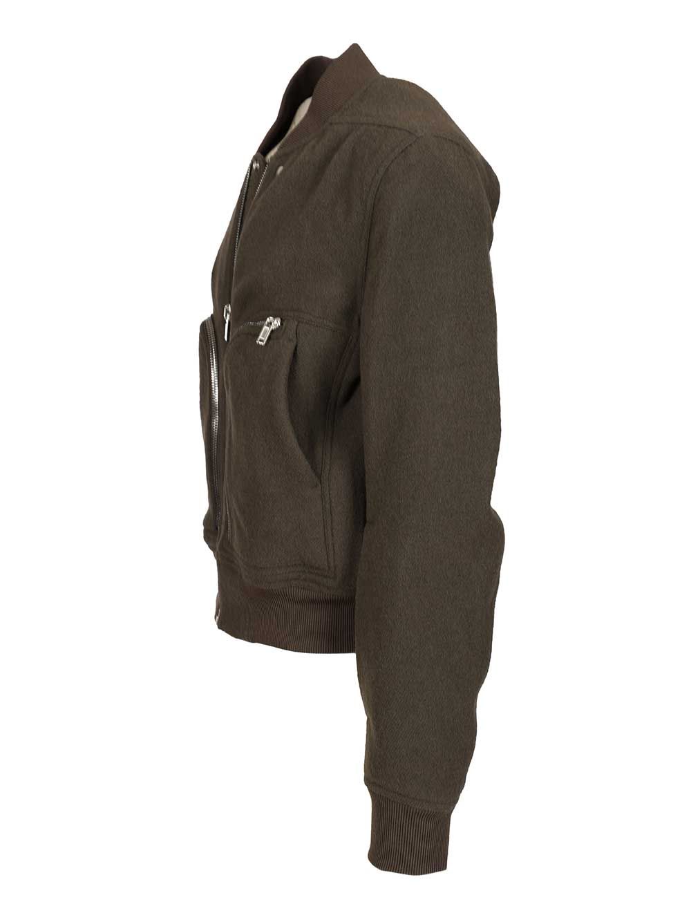 Rick Owens Bauhaus Flight Jackets - Green | 305a31cde7f559c8d017711092ddafbdc3e5bf09