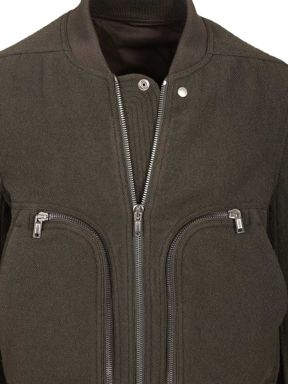 Rick Owens Bauhaus Flight Jackets - Green | d1c89b89bbaa65aa55910fb43def29104f8f9a30