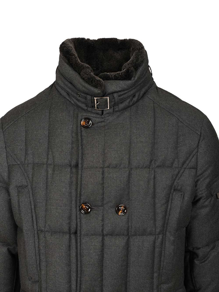 Moorer Morris Coats - Grey | 7011ab090ebc765172a8e99f68ea90a0a25667b1