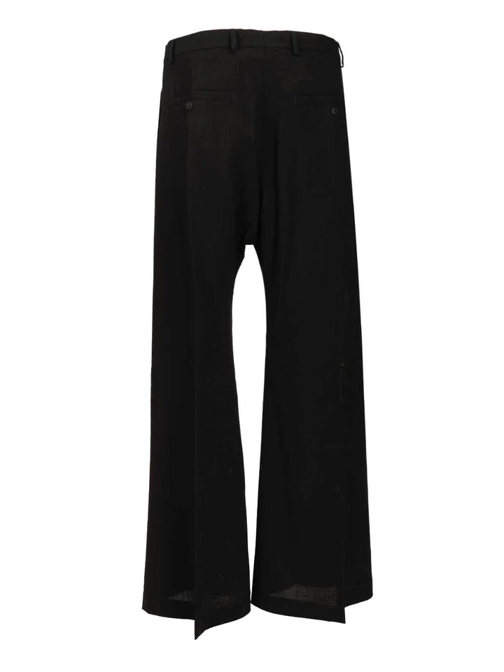 Rick Owens Zip-Fly Button Trousers - Black | cbc18703cf28cc47cfec3b0786f9bdad6d8a9ae3