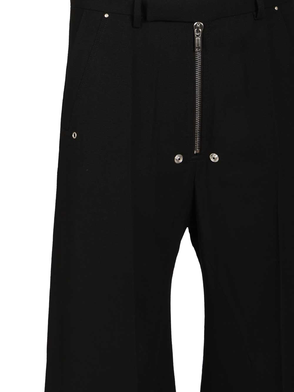 Rick Owens Zip-Fly Button Trousers - Black | 0fd3310792162df8ac8c90e7599312661e3113d7