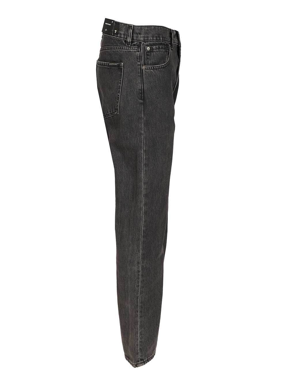 7 For All Mankind Straight Fit Jeans - Black | f82bd5e9fefba7582f1219dca99c5122baaf4068