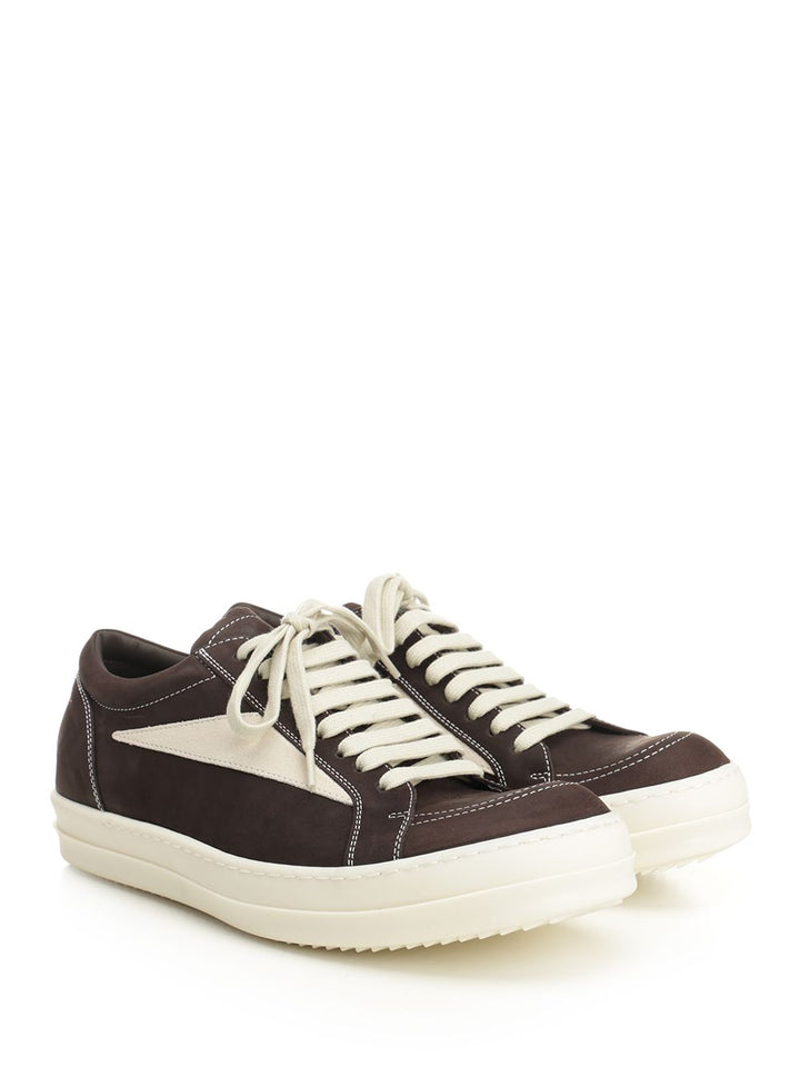 Rick Owens Vintage Leather Sneakers - Brown | 5d112cc30625b56a81bd1246240f30eafa96bd40