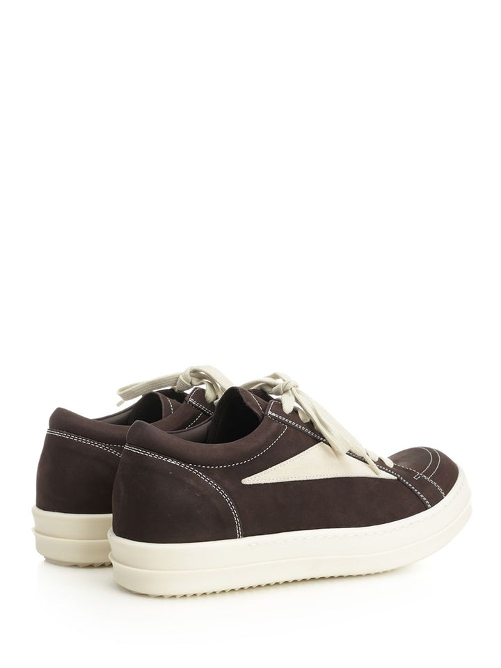 Rick Owens Vintage Leather Sneakers - Brown | 1438aefd0d15811c99e9590236990f8cd9dfae7d