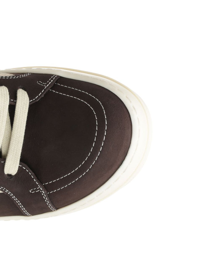 Rick Owens Vintage Leather Sneakers - Brown | 2f6a1507281f663ab79498b50f615bc565be6ace