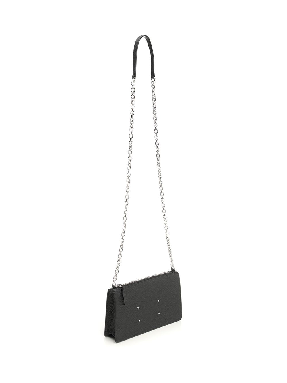 Maison Margiela Wallet With Zip Wallets - Black | 920570747d09e158a3abdddb59ee585126993eef