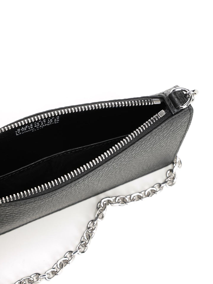 Maison Margiela Wallet With Zip Wallets - Black | f55cc50a3886b9a3d879e17ce33e63b9e2589728