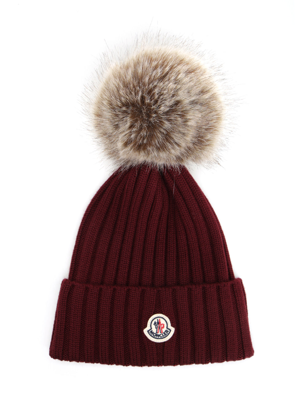 Moncler Wool Hat Hats - Brown | 8bdbb94d820a04ee50d3c4f930a084bf085ccd7d