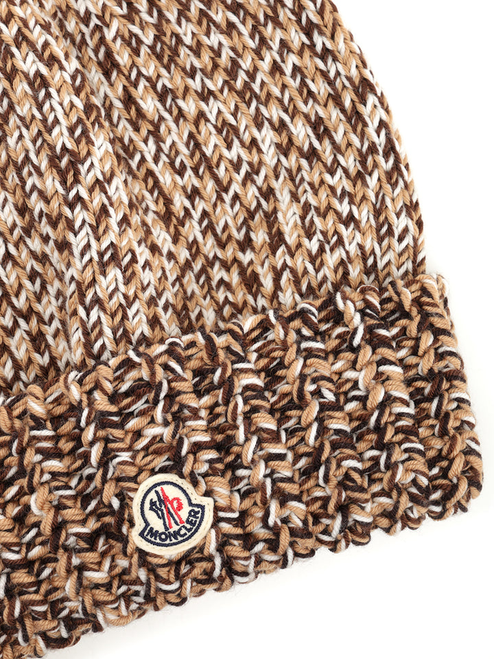 Moncler Wool Hat Hats - Beige | 6efdf835960515edc5f541c300c0b4eb1ec75ec4