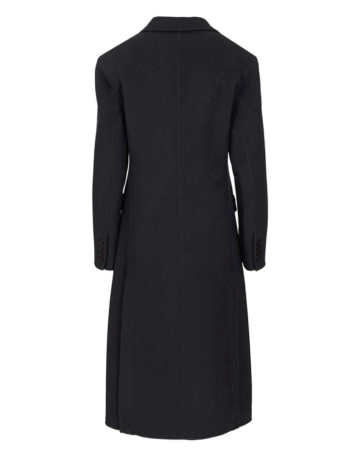 P.A.R.O.S.H. Double-Breasted Coat Coats - Blue | c7126937e45d18b969a2374d234ad630d34352d0