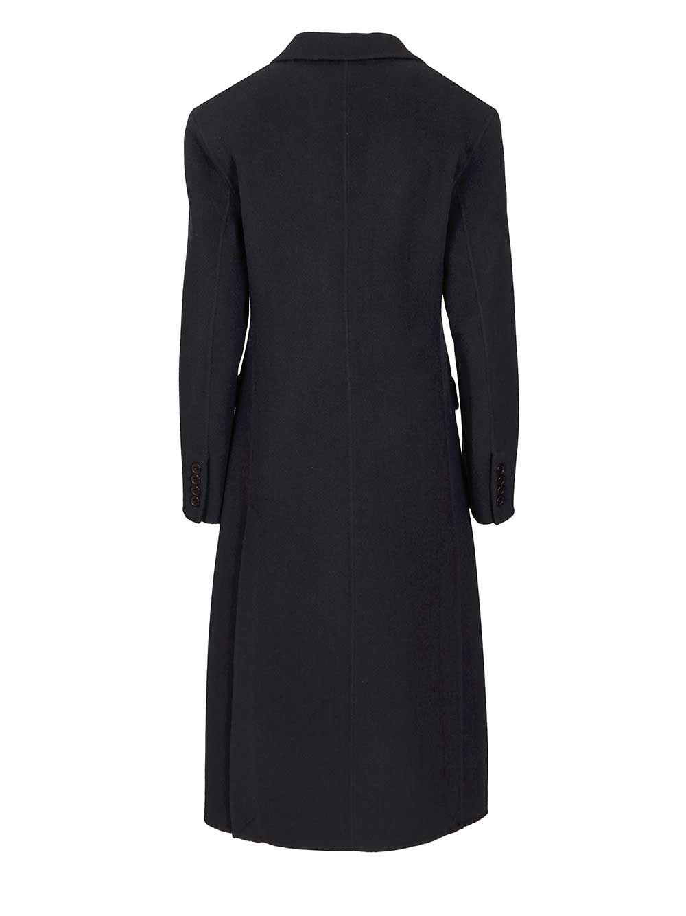 P.A.R.O.S.H. Double-Breasted Coat Coats - Blue | b7d99d2d26daefaf77377c0cf4eb8c99993ba7b4