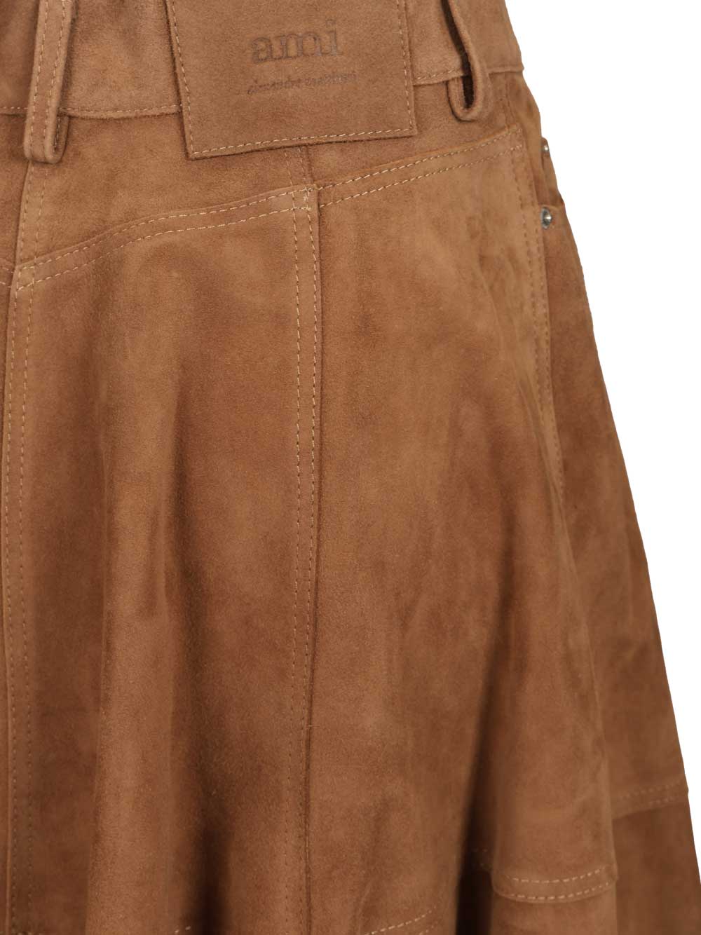Ami Suede Skirt Skirts - Brown | 3122de48293c70b6b654693364d02207ff70988a