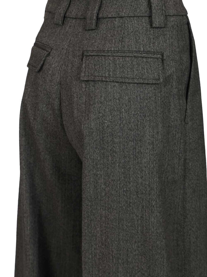 Thelatest Wide Trousers - Grey | 4e5181782231237537b3b8cfb5ce1e3dd19ff3e0