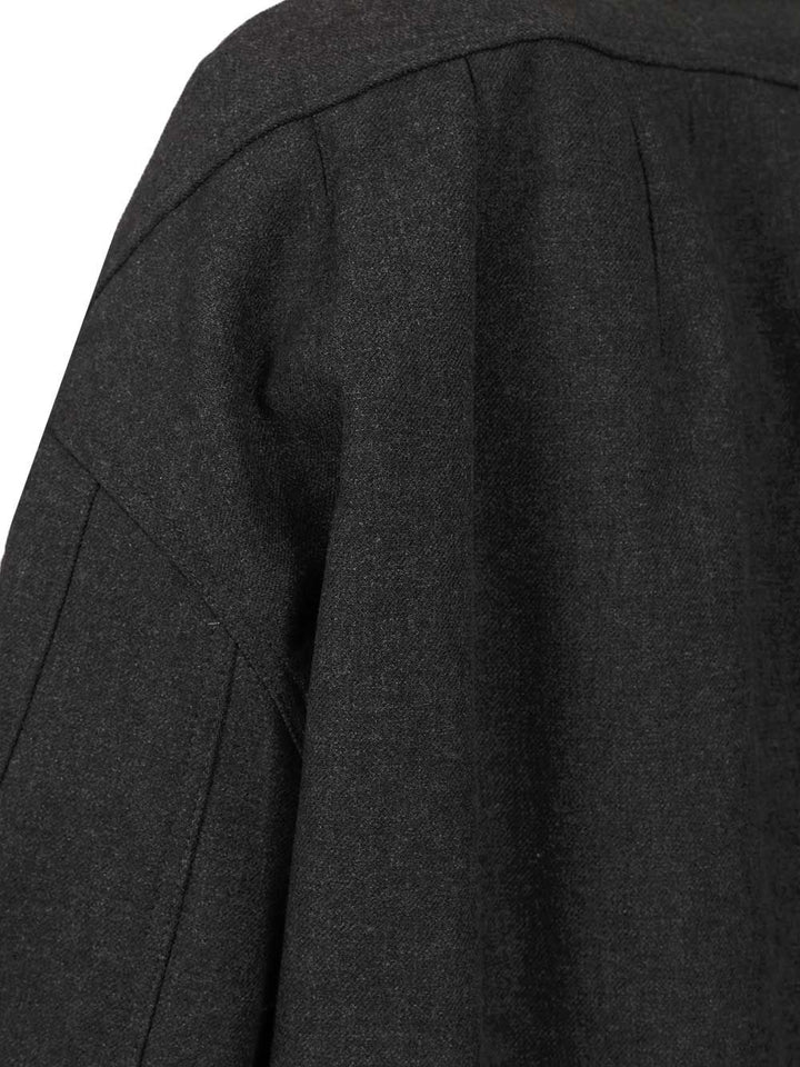 Dries Van Noten Voles Coats - Grey | 0eb0ee0e11e4597c0eea25ffb162f853f3660f21