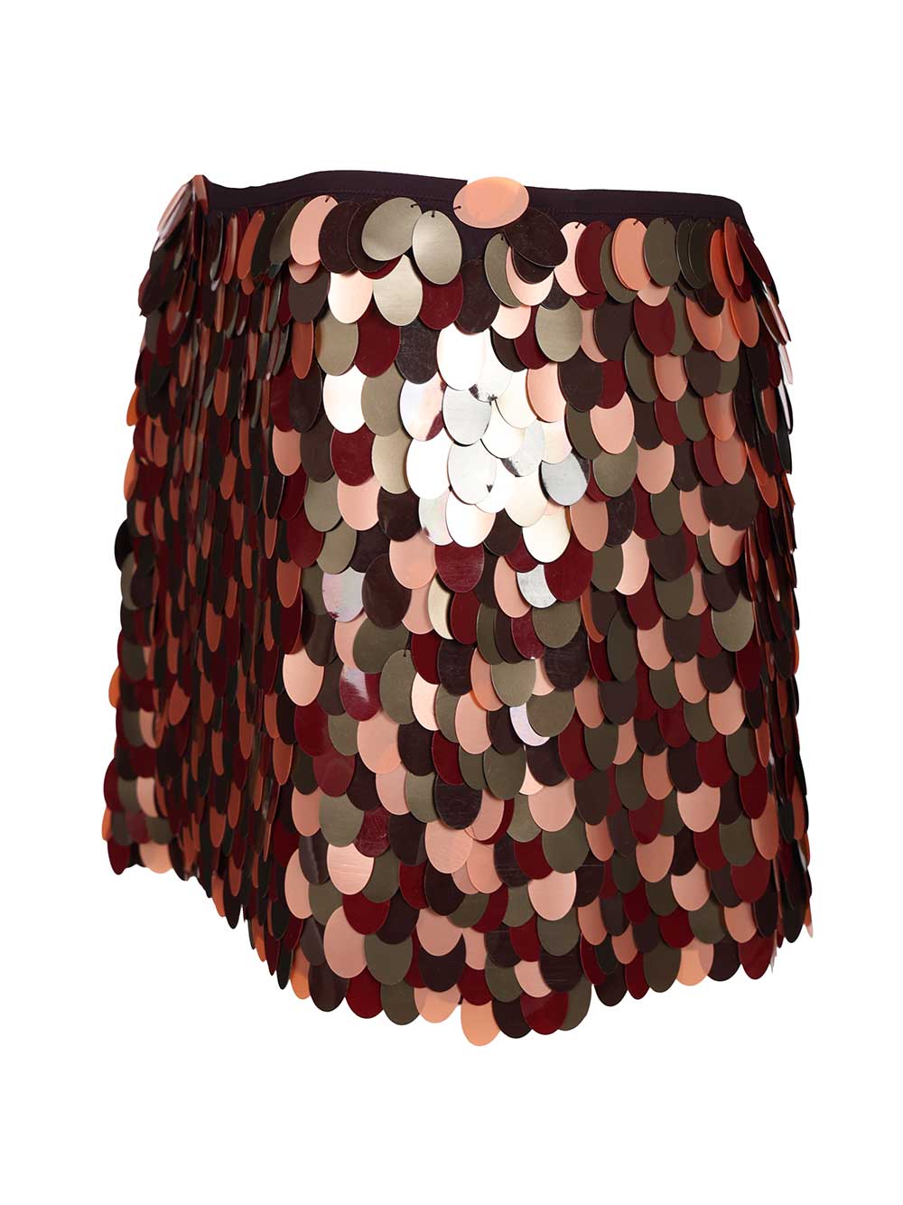 Dries Van Noten Mini Skirt With Maxi Sequins Skirts - Bordeaux | 8ba6fc7845f12414c49a15e73ebb5c6d484f7b79