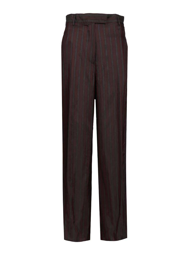 Dries Van Noten Penn Trousers - Bordeaux | 4e77b5261cfb2e480bb8b8ba902ed4a36f1b5611
