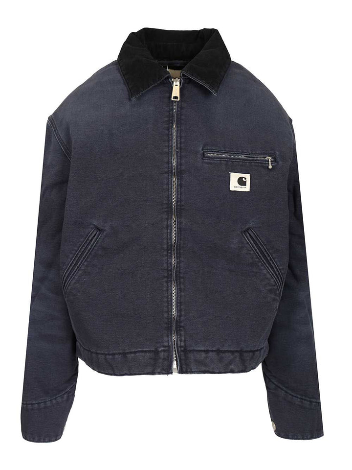 Carhartt Wip Women's Og Detroit Jacket Jackets - Blue | 3ecd49ff7f3fca0e8780af8d7436da4c92a379cc