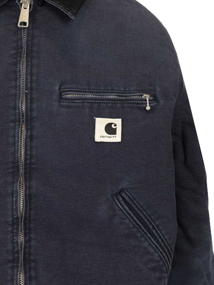 Carhartt Wip Women's Og Detroit Jacket Jackets - Blue | 7bcad4e4829cc430a8a24a91acdd353ca6548ca4