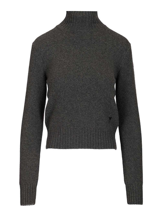 Turtleneck Sweater Knitwear Black