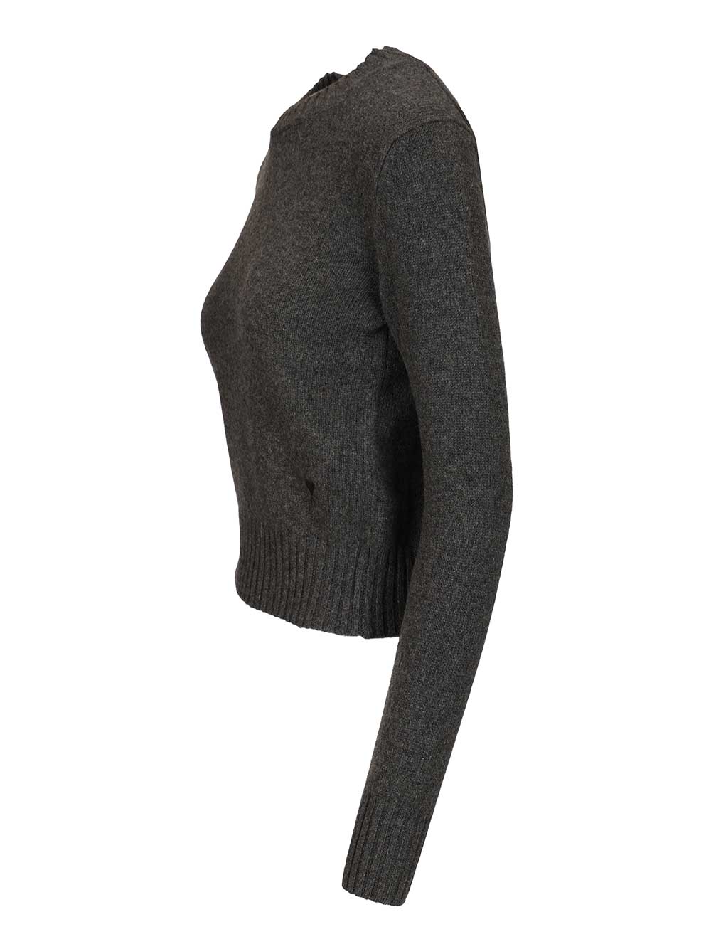 Ami Wool And Cashmere Sweater Knitwear - Black | ac8ba2c0f79ad36d7ab381993c33f645846c7b75