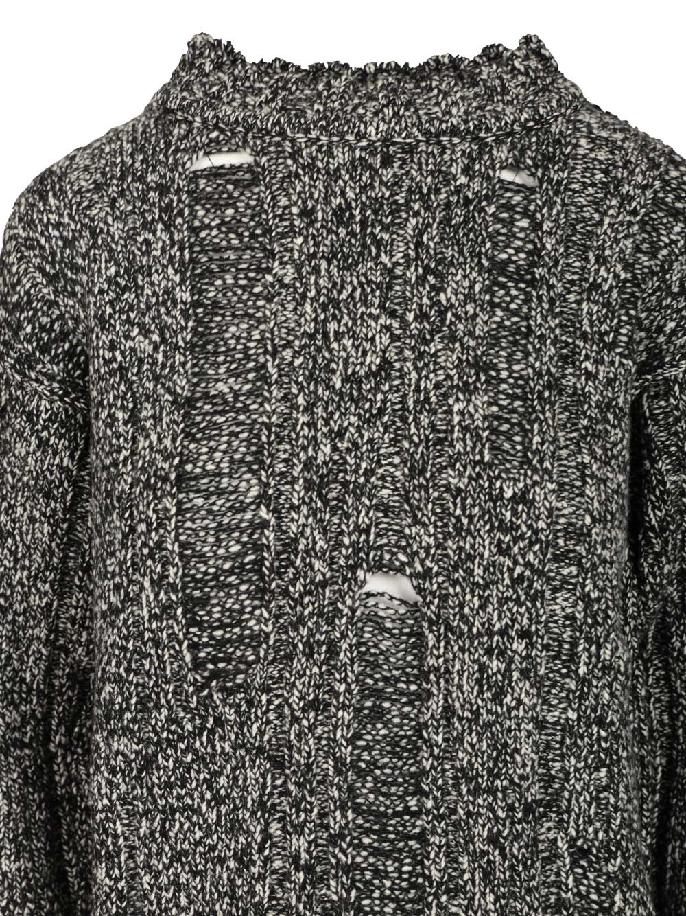 Durazzi Milano Mouliné Sweater Knitwear - Black | 5e0c4b73cd64c17d8dbc5abeff4c3899b6759fb3