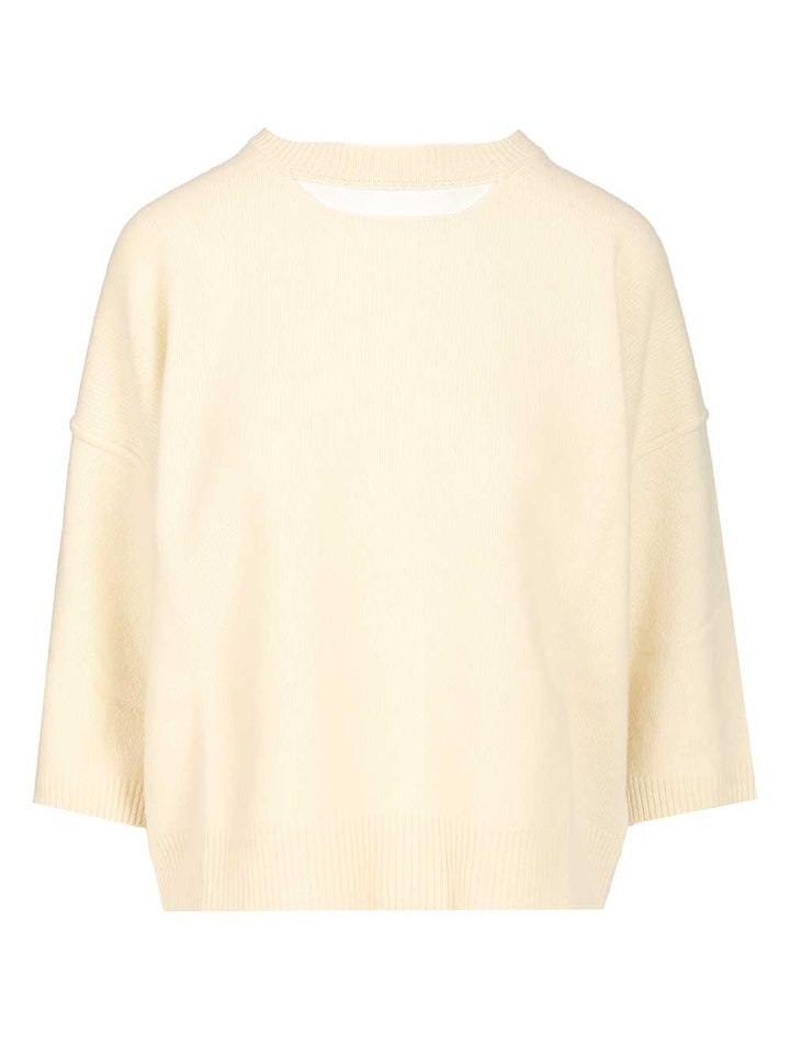Federica Tosi Wool And Cashmere Sweater Knitwear - White | d8f2f9c808250030683cb5c5726f12a7df2b10c1