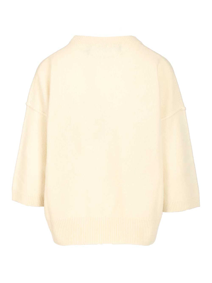 Federica Tosi Wool And Cashmere Sweater Knitwear - White | f6c90e537cab5a4bfef39e412cc44e558982848b