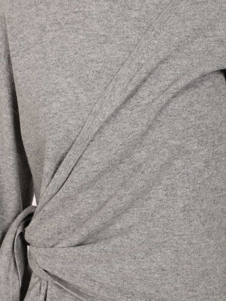 Federica Tosi Wool And Cashmere Twin-Set Knitwear - Grey | e111bb0abc5dab0783a57455aaa8f8598ce40df7