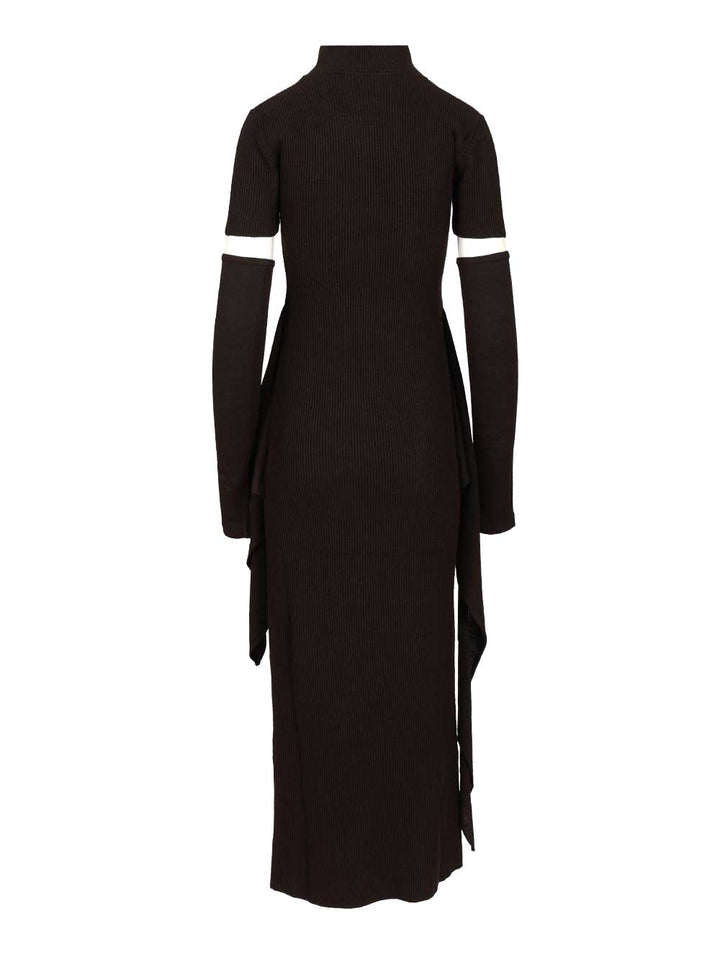 Federica Tosi Cashmere Blend Long Dress Dresses - Brown | 11d15088f8d6108f46590cc759137ee3db9f334c