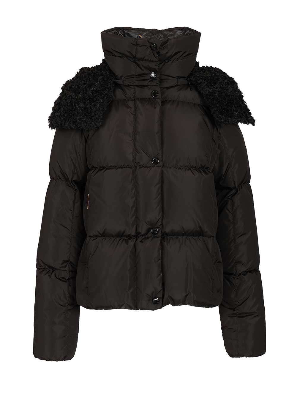 Moncler Castelnou Short Down Jacket Jackets - Black | 2d13a6552cb45ef91c262f6a5be540fa7ef94695