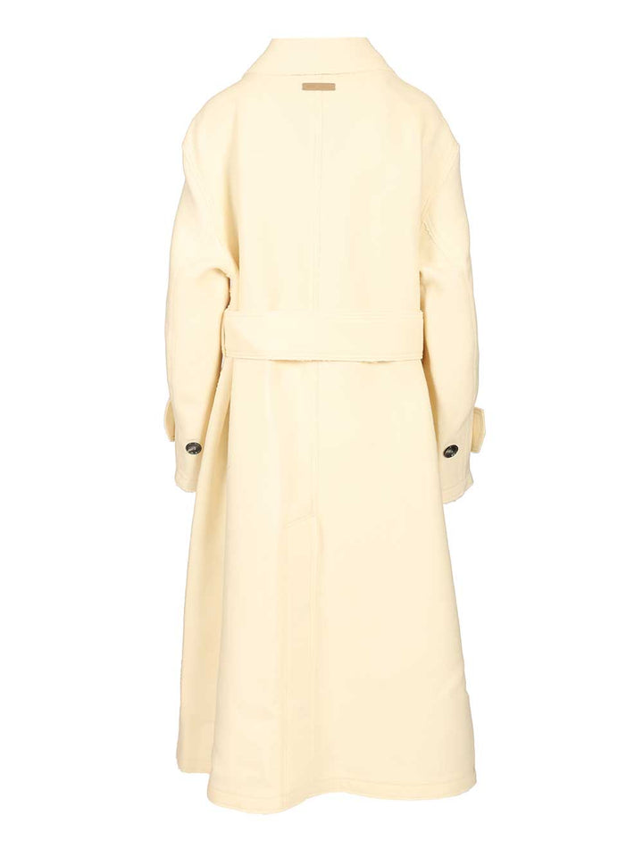 Ami Belted Raincoat Coats - Beige | 4d666d57835362ed9acd0556e9acaa045781c429