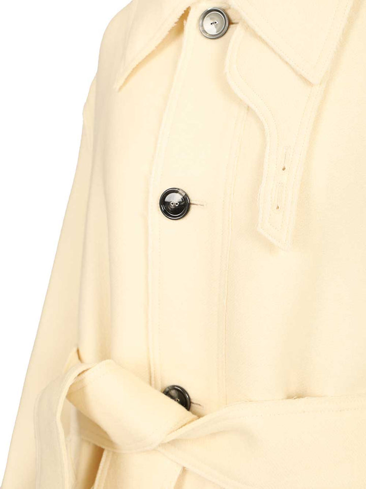 Ami Belted Raincoat Coats - Beige | fc025cdc4ec8efdae70a52ff9199015b8157de66