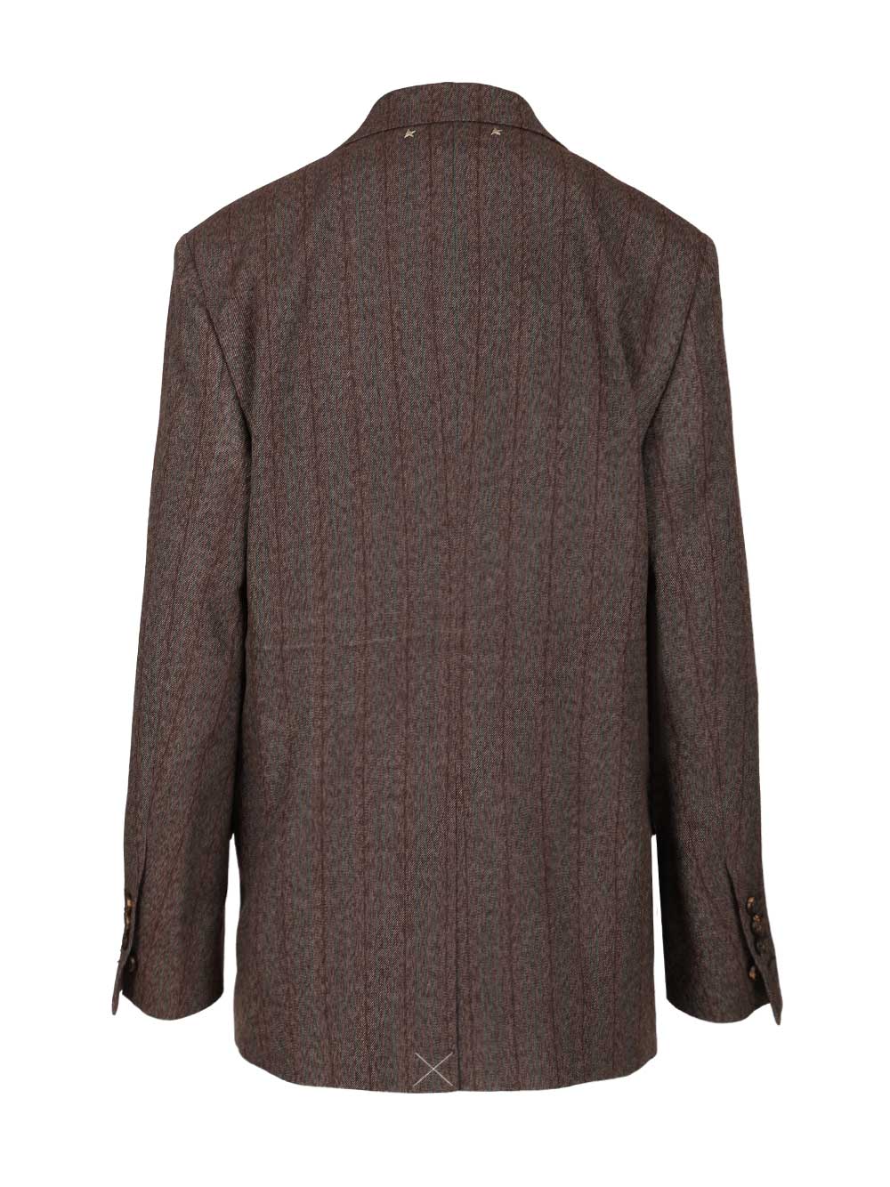 Golden Goose Deluxe Brand Double-Breasted Blazer Jackets - Brown | c494608ad42ee6a7c53c067198913fbd3f14f344
