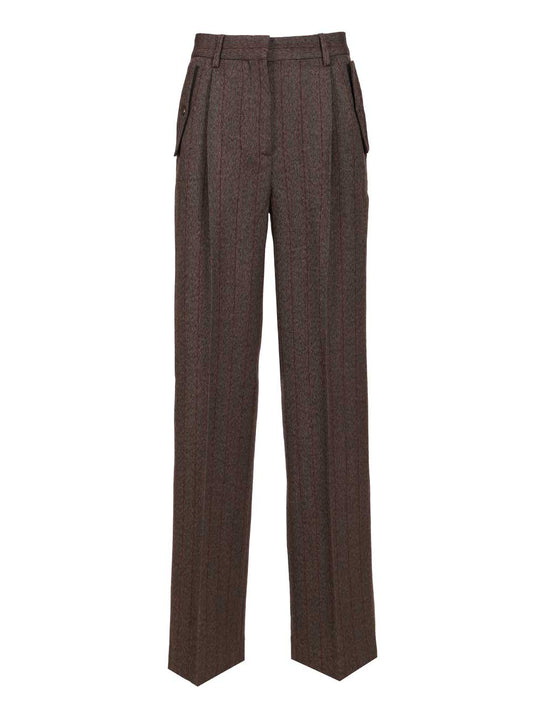 Tailored Trousers Brown