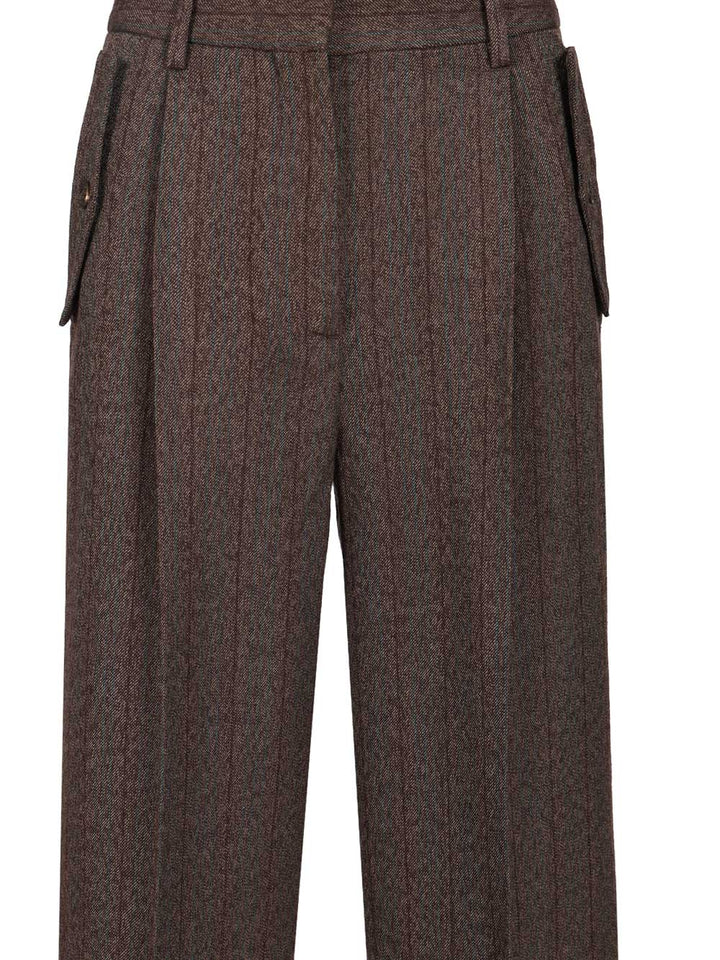Golden Goose Deluxe Brand Tailored Trousers - Brown | 986e3d26576bbc9bbf910e955ed636cf197d2912