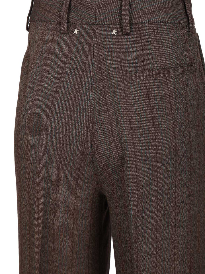Golden Goose Deluxe Brand Tailored Trousers - Brown | 14d86fa1cfbda21beee00481f4bf6082f09e6889