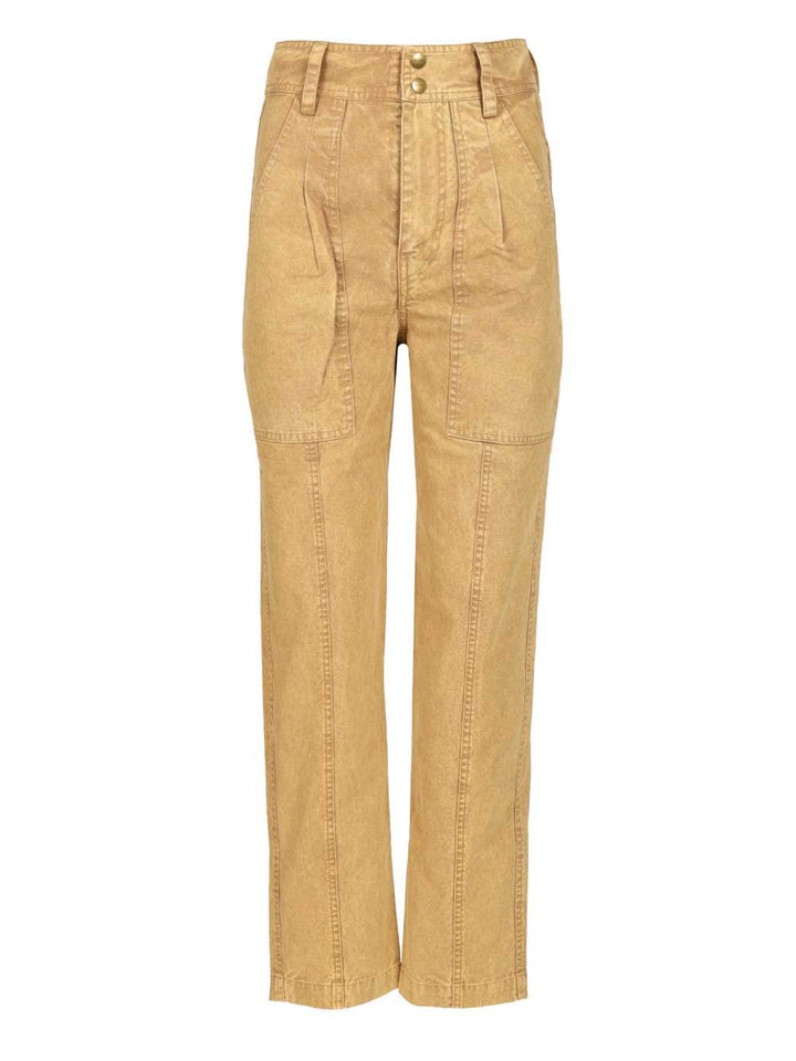 Marant Etoile Kiana Trousers - Brown | d03c44d8da49ba5eab419c8397505383db21a408