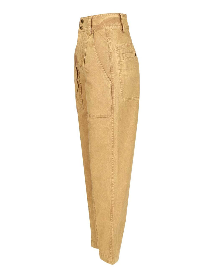 Marant Etoile Kiana Trousers - Brown | 5e3991bfa92792b17a0466dd5b0b58c4cd82f527