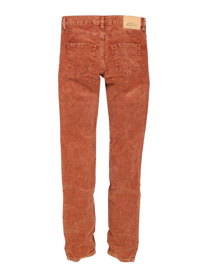 Marant Etoile Leniya Trousers - Brown | 6c5bd9670b7d6709fb180844280a74051929f14f
