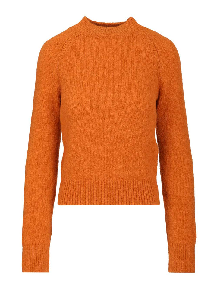 Dries Van Noten Fitted Sweater Knitwear - Orange | bb0ced2709b7687b17b5fc48b2f7f9d4eaa4b5f4